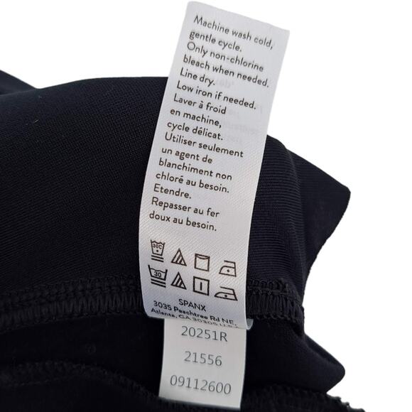 Spanx The Perfect Pant Ankle Back Seam Skinny Black Women's S Small - Picture 6 of 6